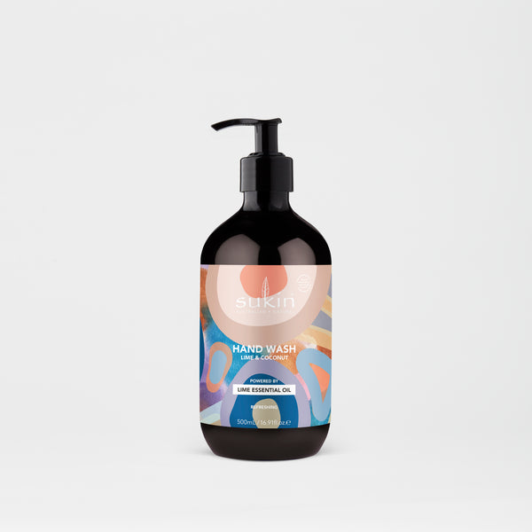 SUKIN ART SERIES OCEAN FLOW HAND WASH LIME & COCONUT 500mL
