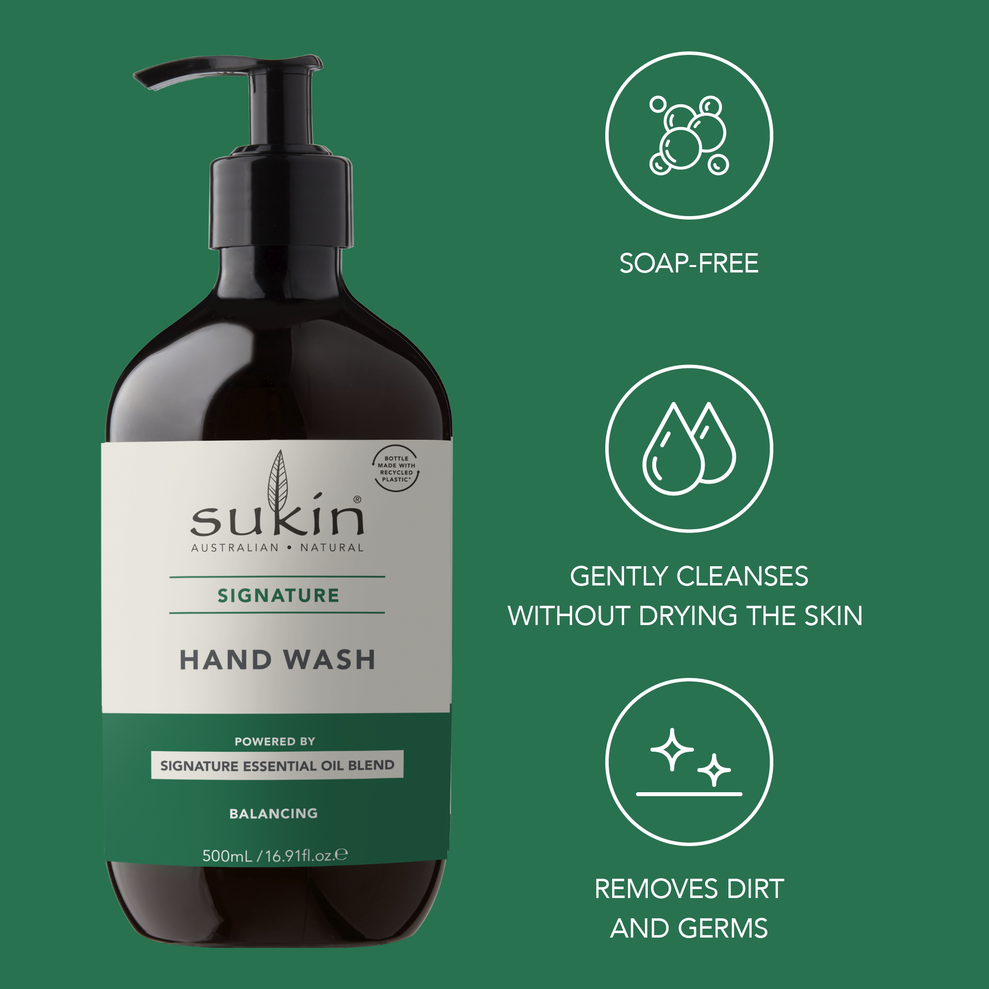SUKIN SIGNATURE HAND WASH | 500 mL