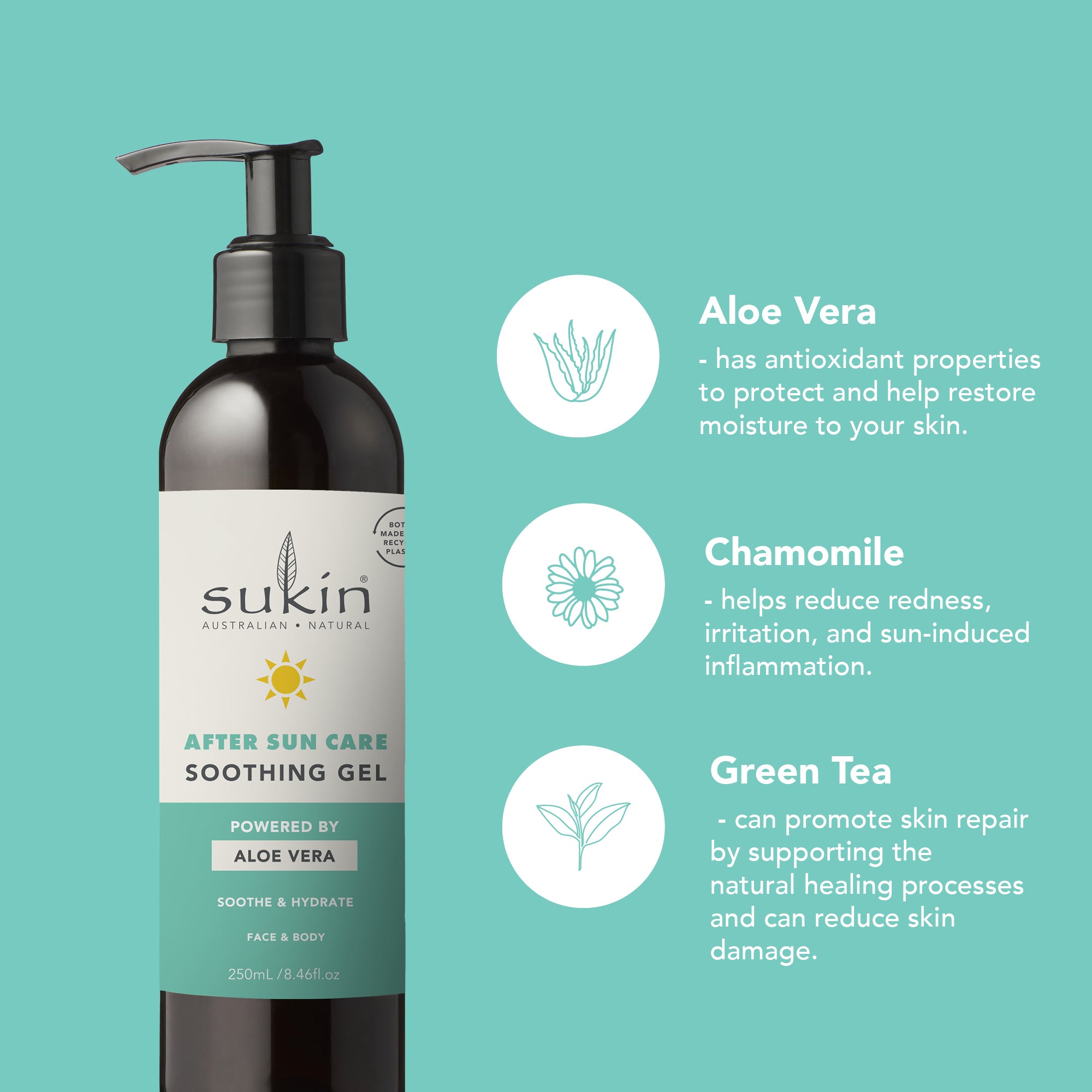 SOOTHING GEL | AFTER SUN CARE | 250ML