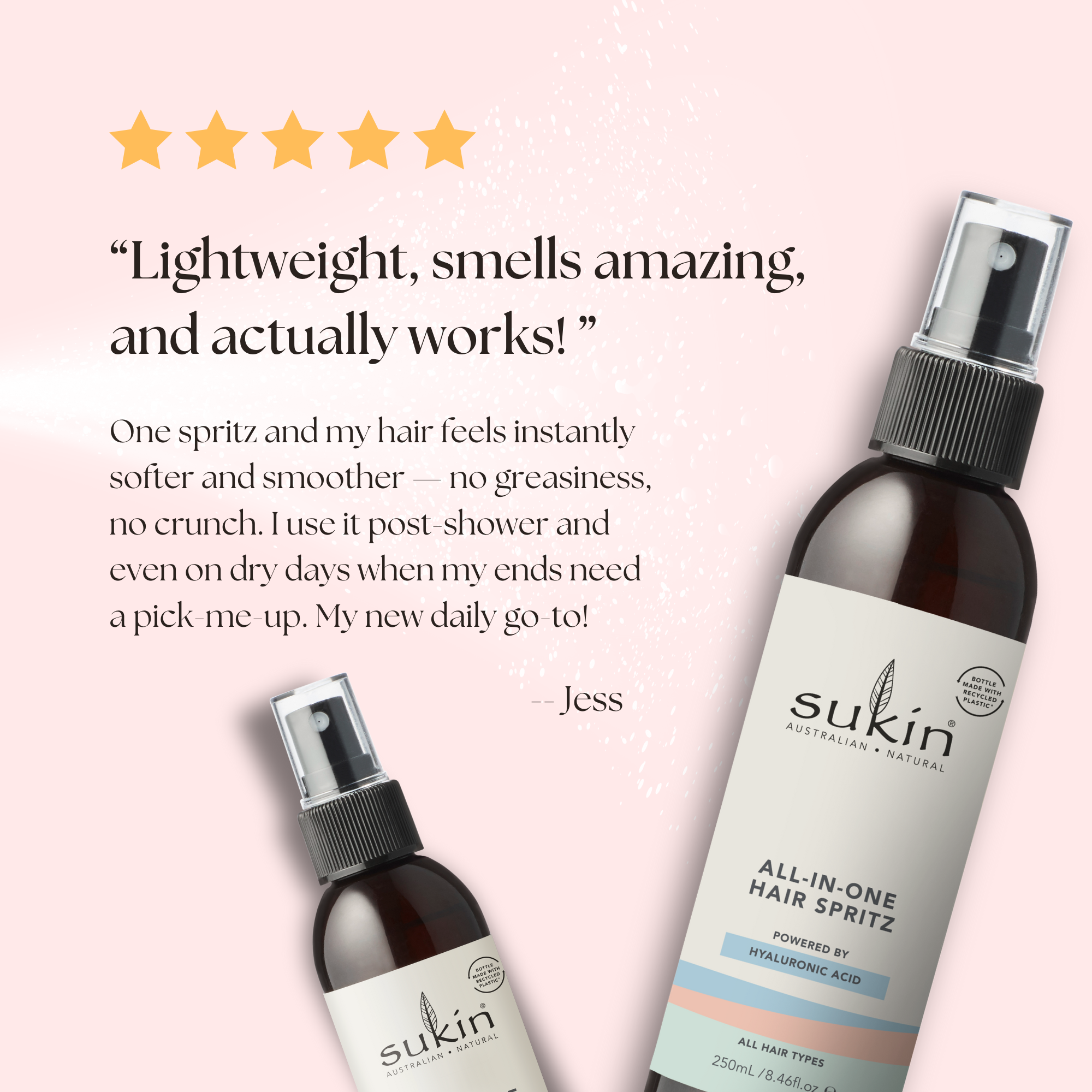 SUKIN ALL-IN-ONE HAIR SPRITZ 125mL