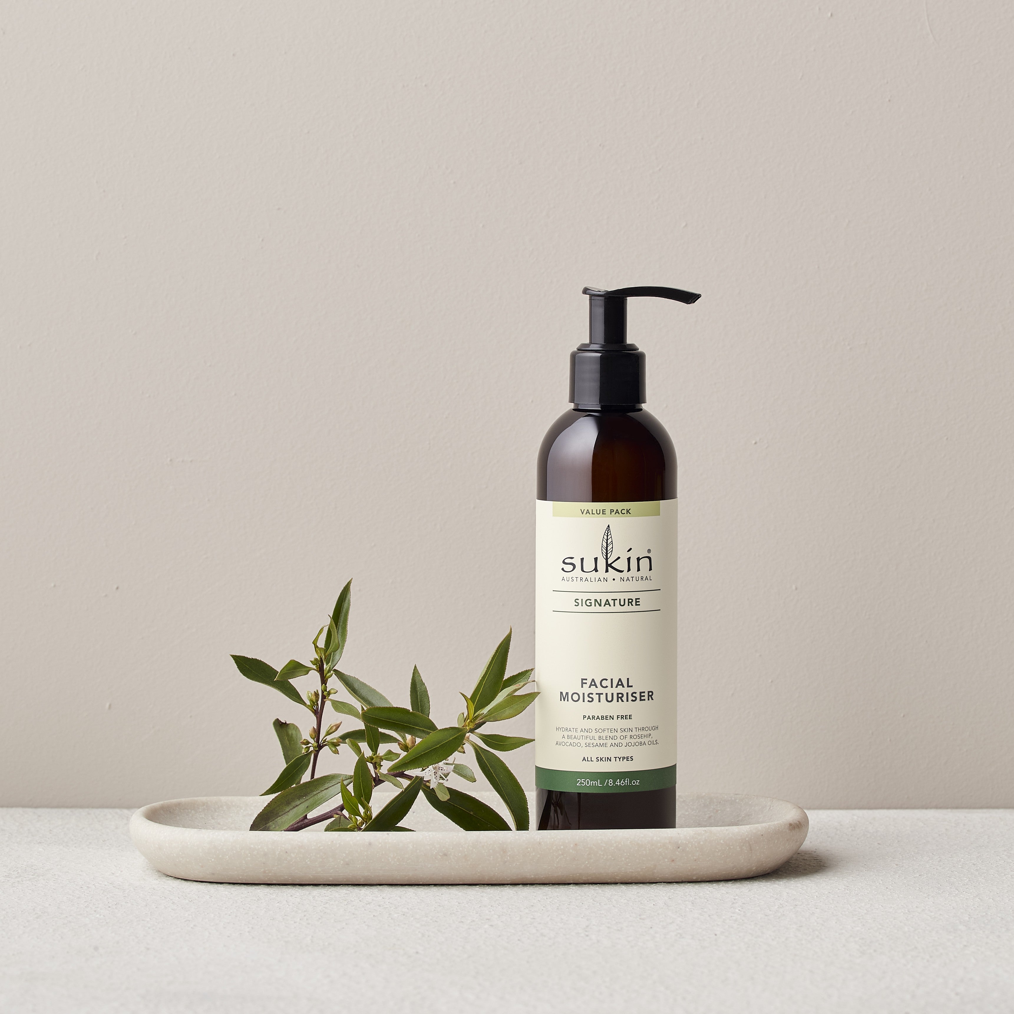 FACIAL MOISTURISER PUMP | SIGNATURE | 250mL