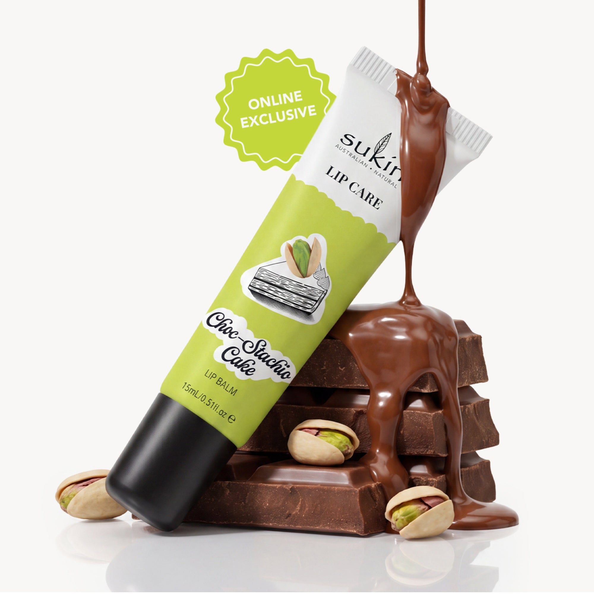 SUKIN CHOCSTACHIO CAKE LIP BALM 15ML