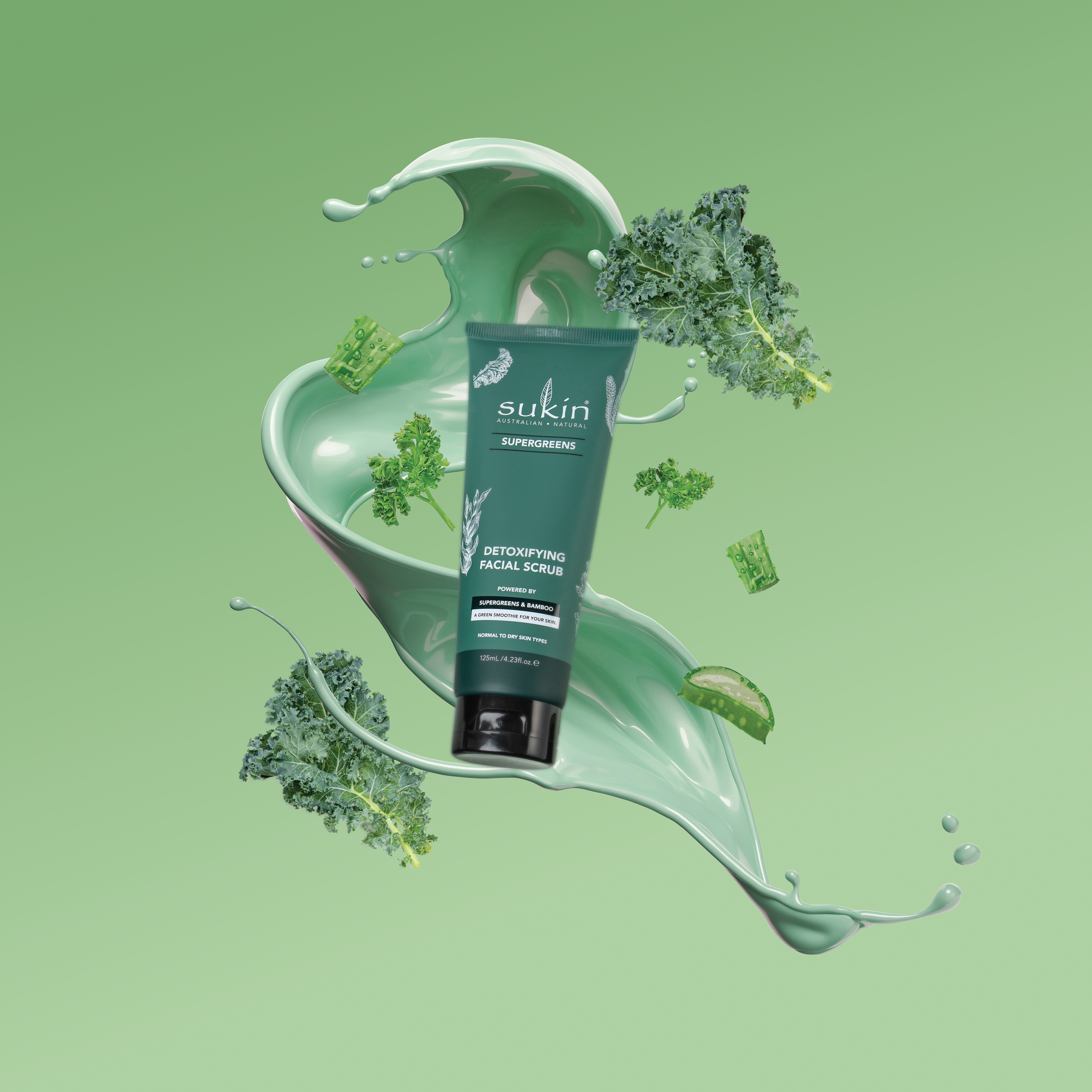 Super Greens Detoxifying Facial Scrub 125 mL