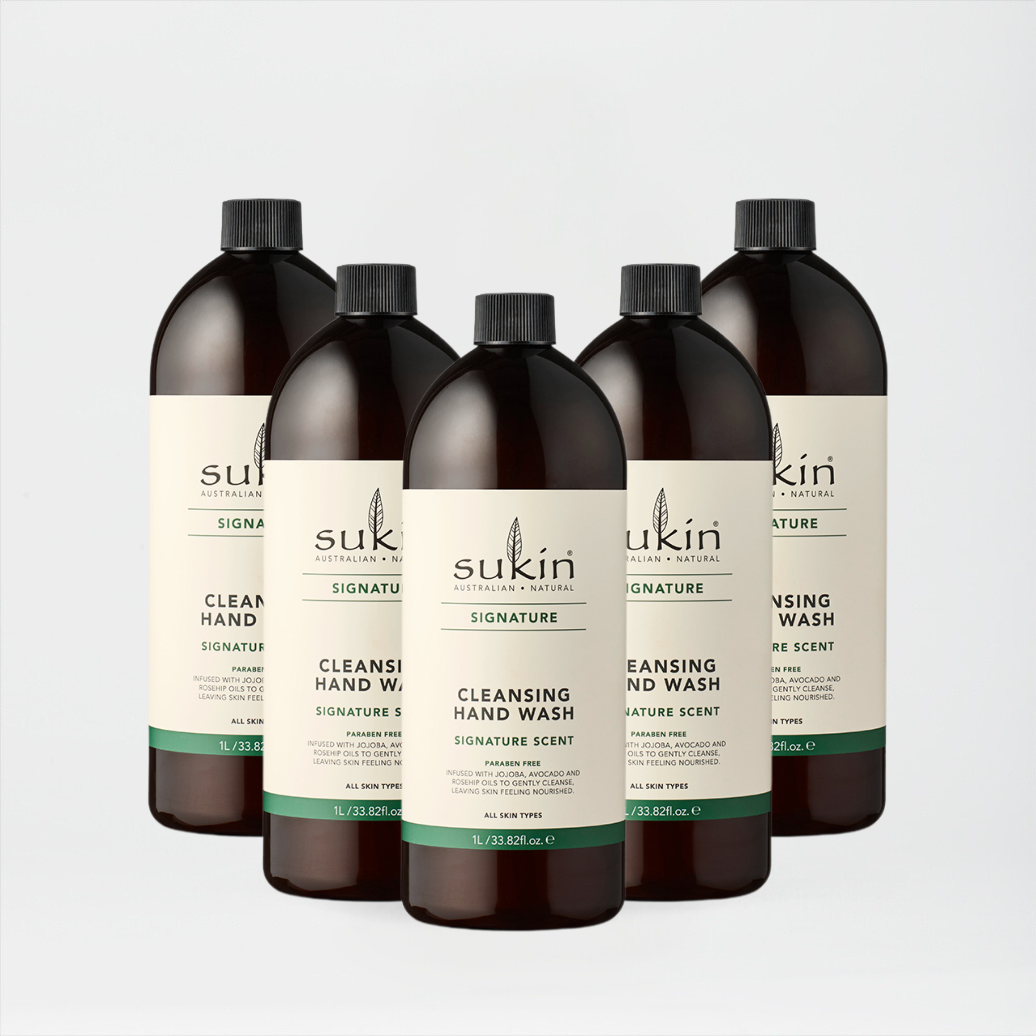 CLEANSING HAND WASH REFILL | SIGNATURE | 1 LITRE | BUNDLE | 5 PACK