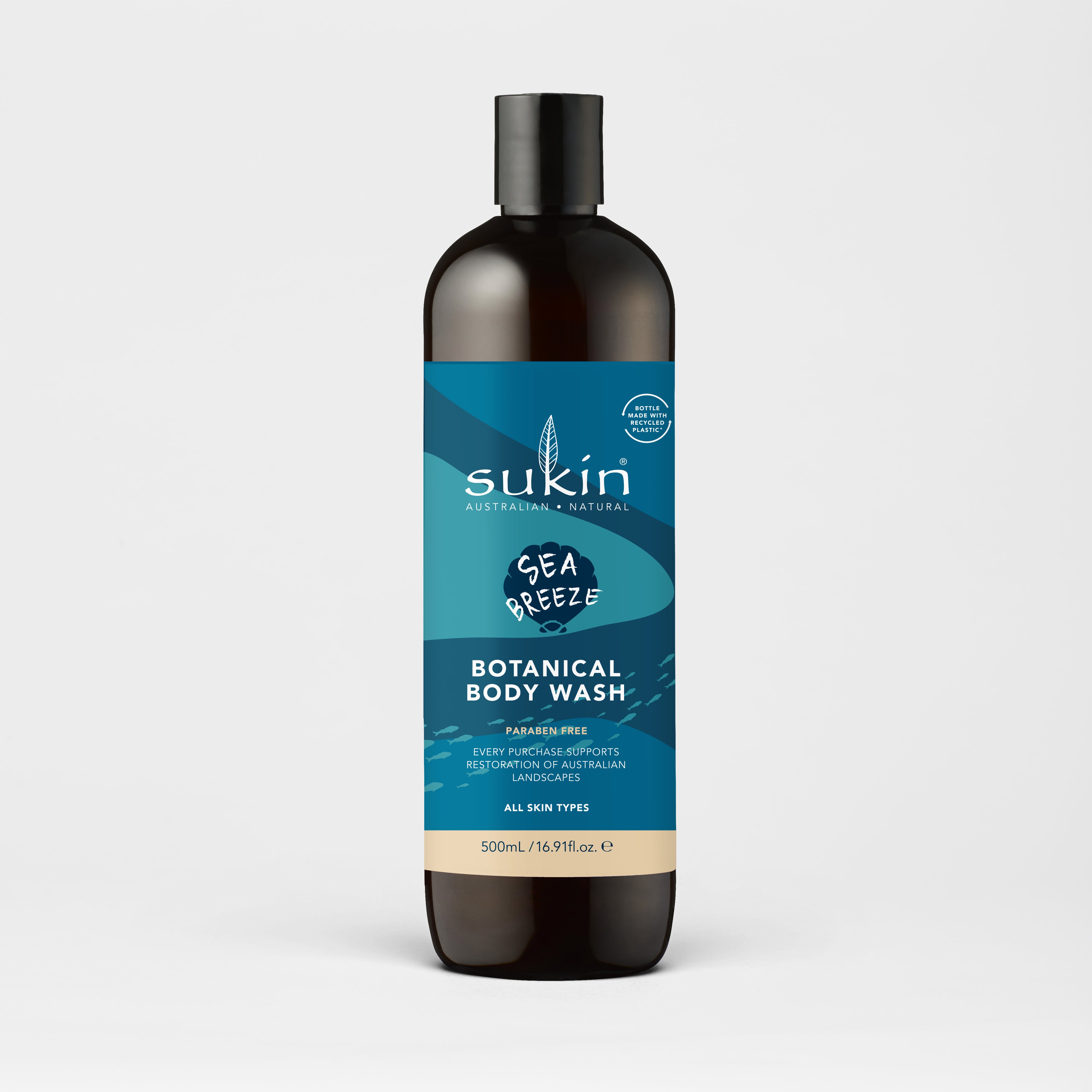 SUKIN X SEA BREEZE BOTANICAL BODY WASH | 500 mL