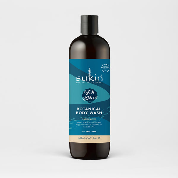 SUKIN X SEA BREEZE BOTANICAL BODY WASH | 500 mL