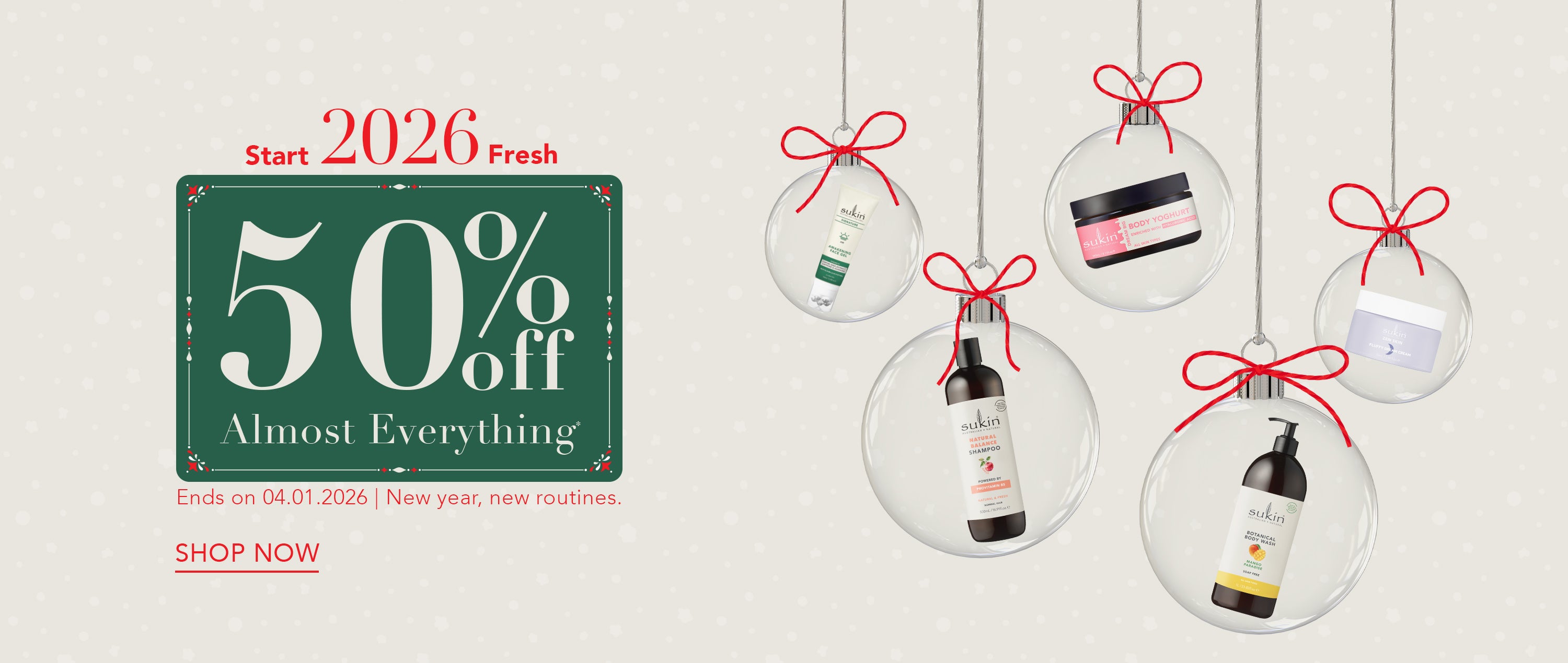 Australian Skincare New Year Promotion