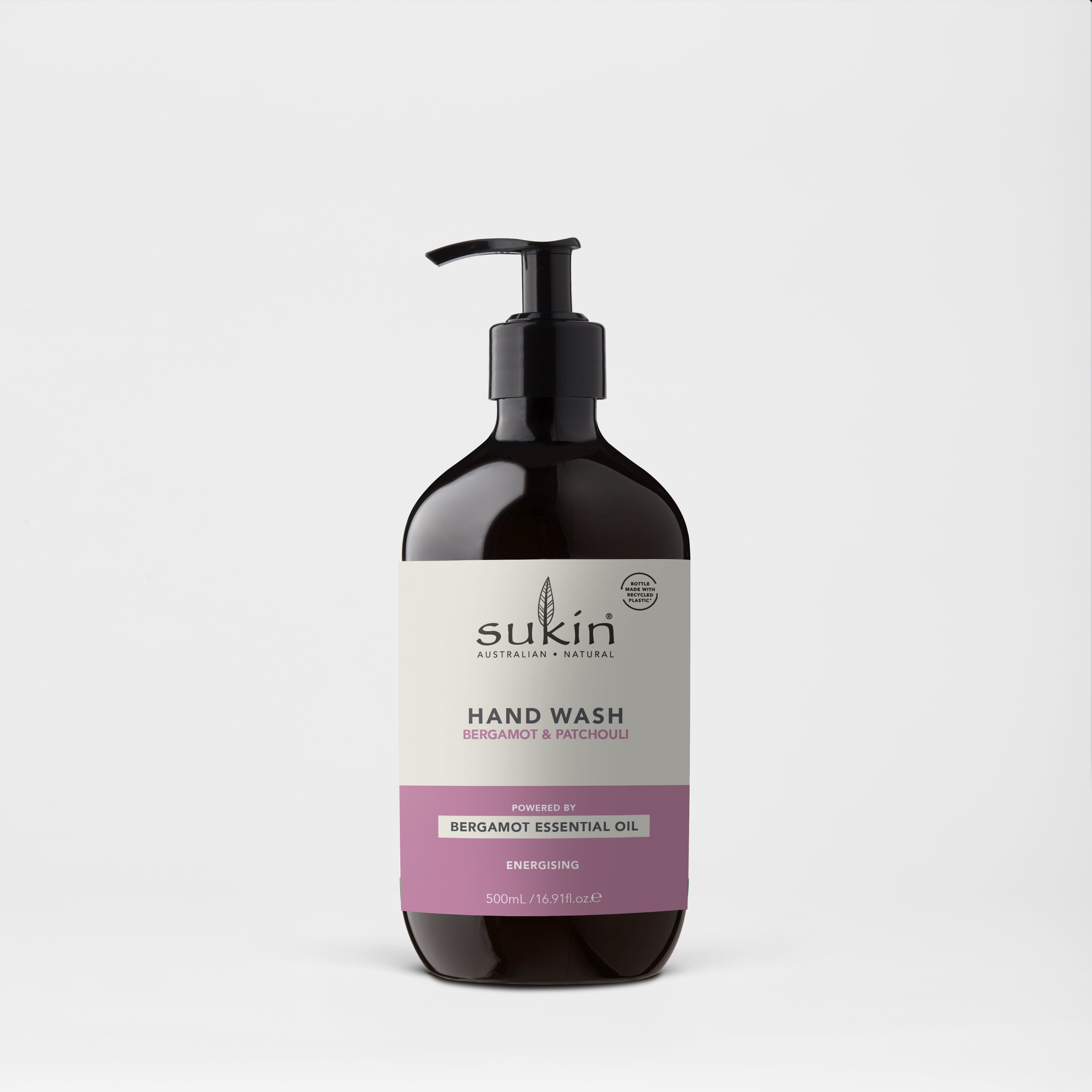 SUKIN BERGAMOT &amp; PATCHOULI HAND WASH | 500 mL