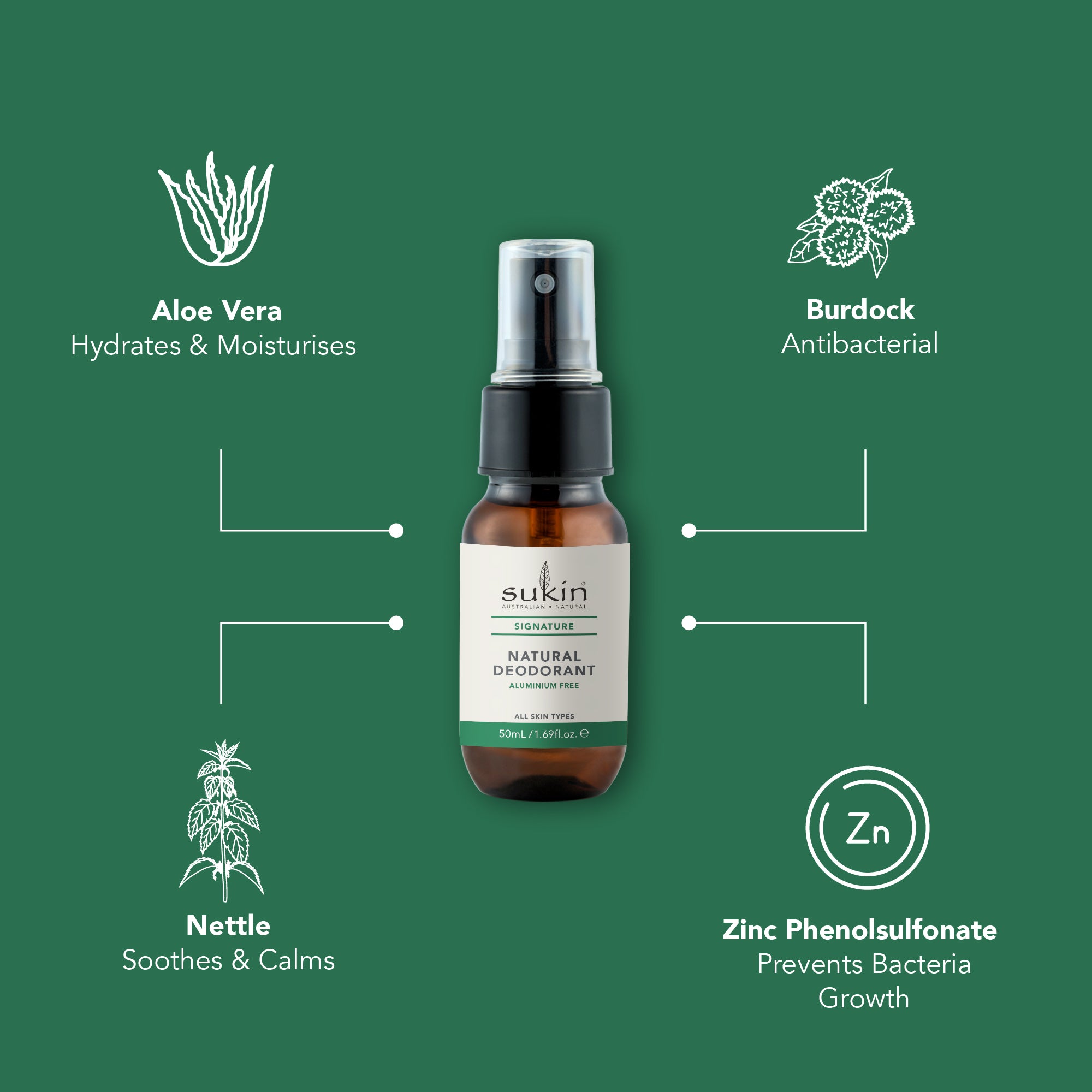 NATURAL DEODORANT SIGNATURE | 50ML - TRAVEL SIZE