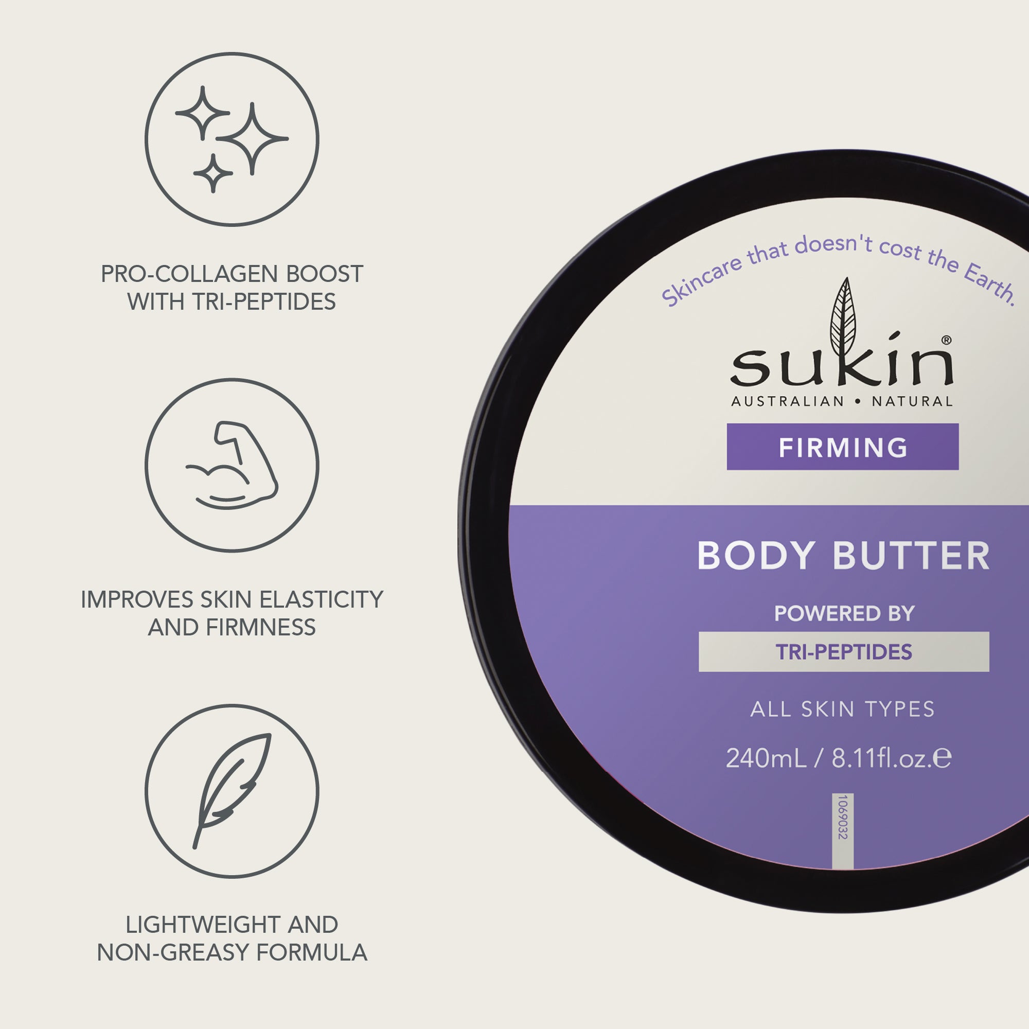 SUKIN FIRMING BODY BUTTER | 240ML