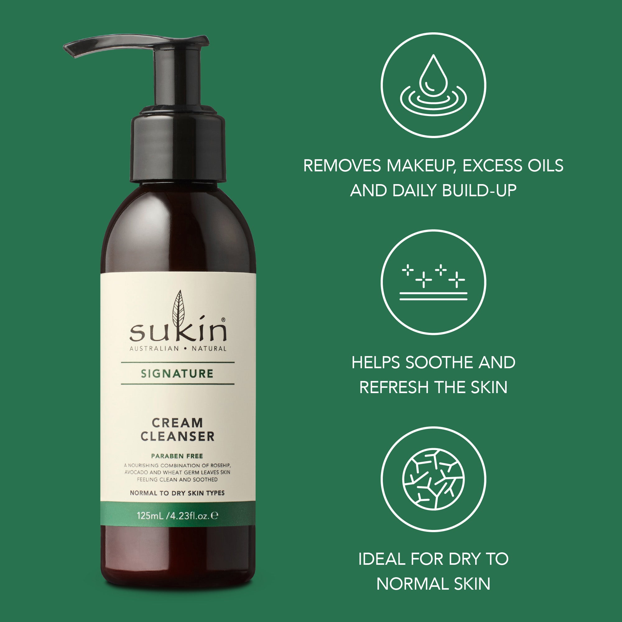 CREAM CLEANSER PUMP | SIGNATURE | 125 mL