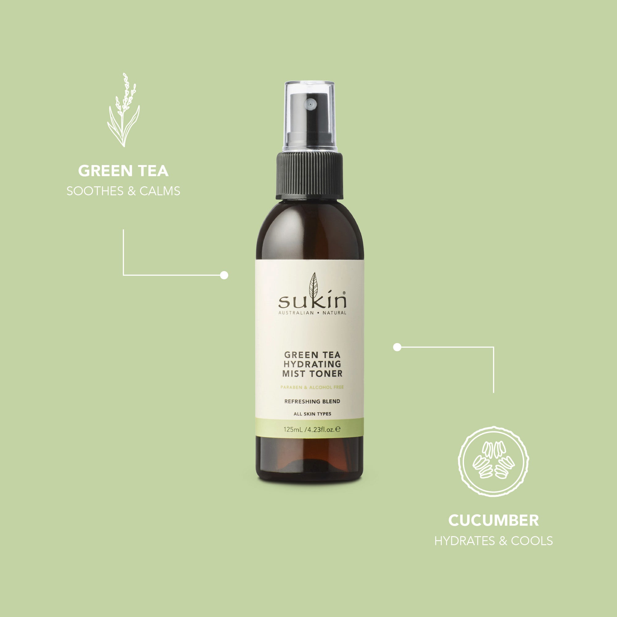 GREEN TEA HYDRATING MIST TONER | SIGNATURE | 125 mL