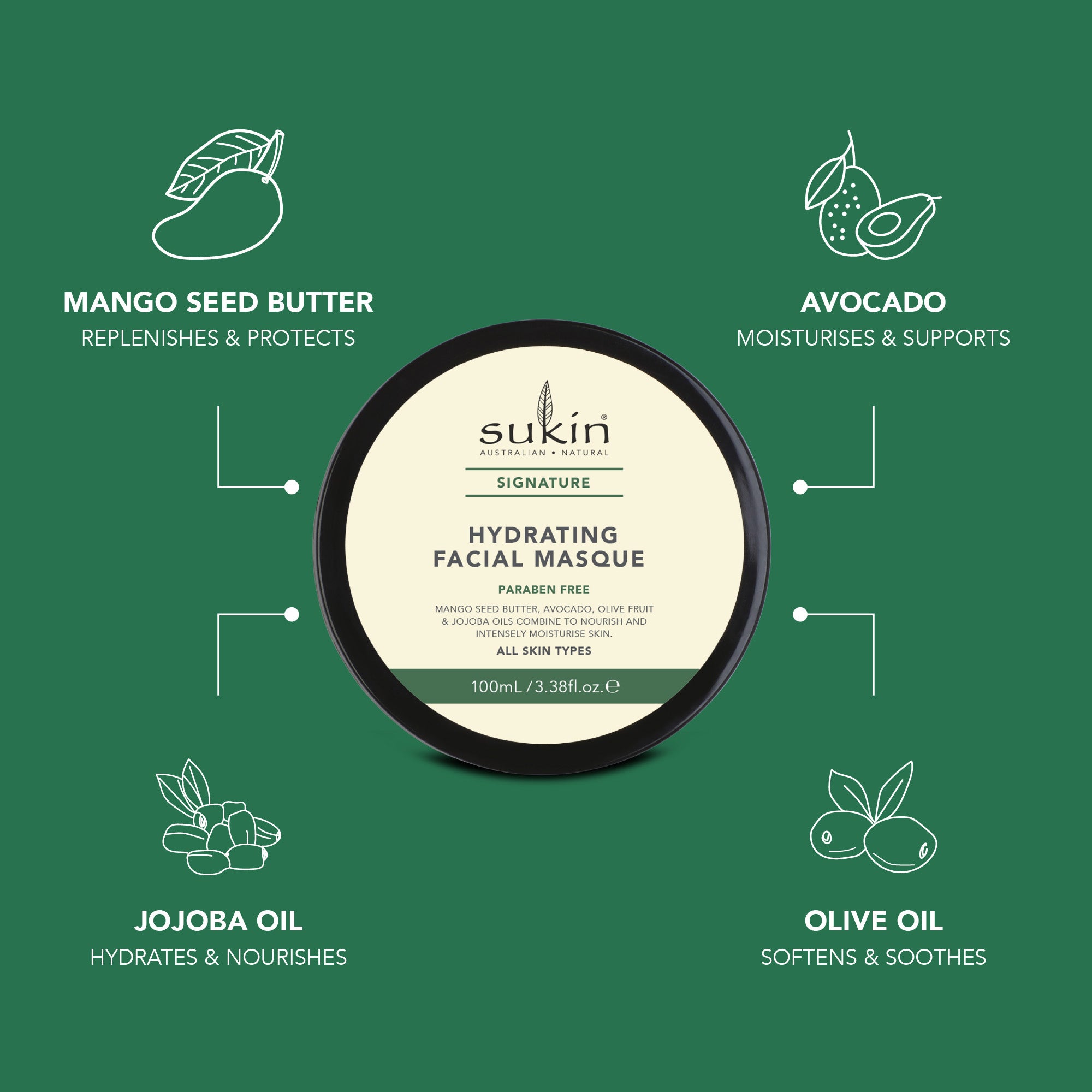 HYDRATING FACIAL MASQUE | SIGNATURE | 100 mL