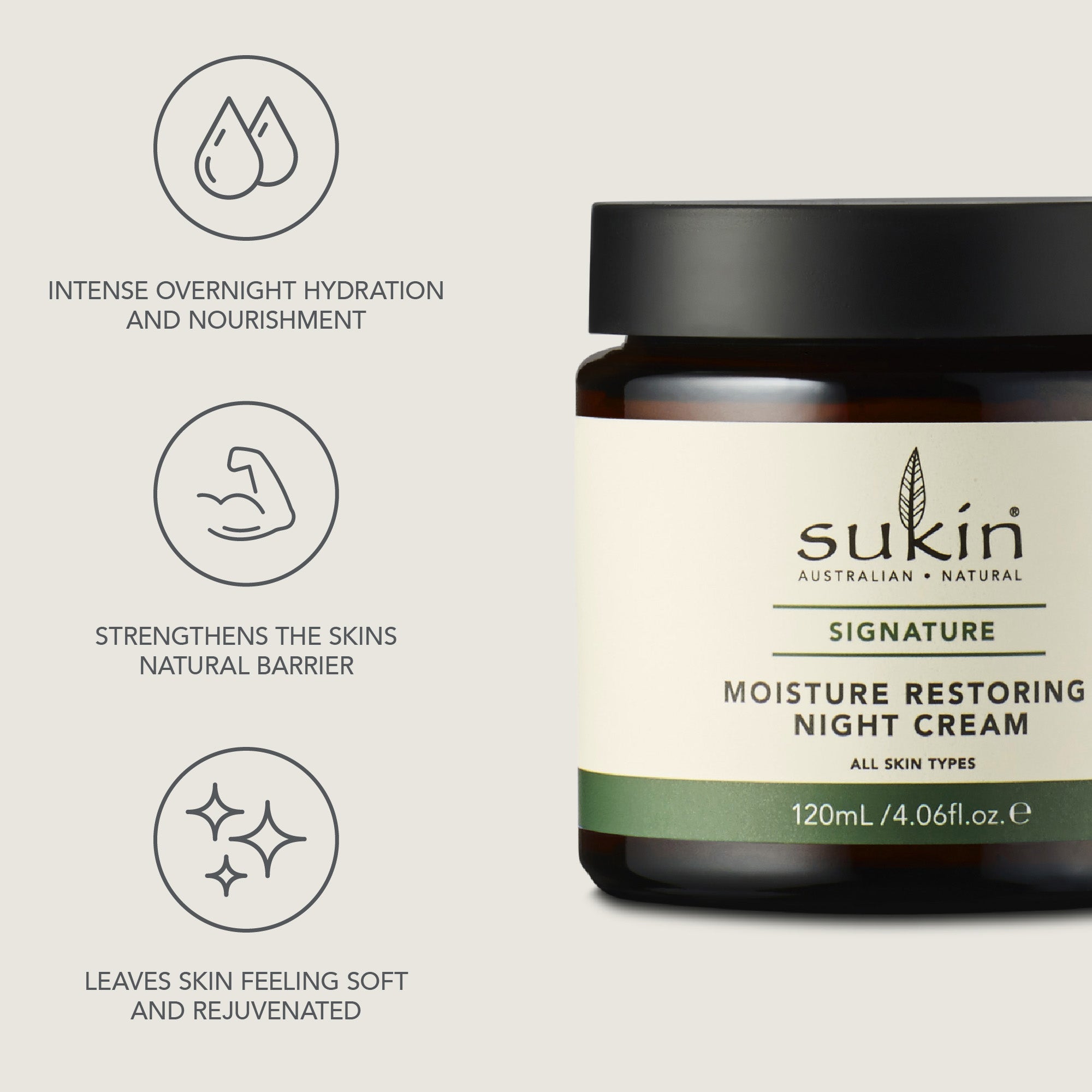 MOISTURE RESTORING NIGHT CREAM | SIGNATURE | 120 mL