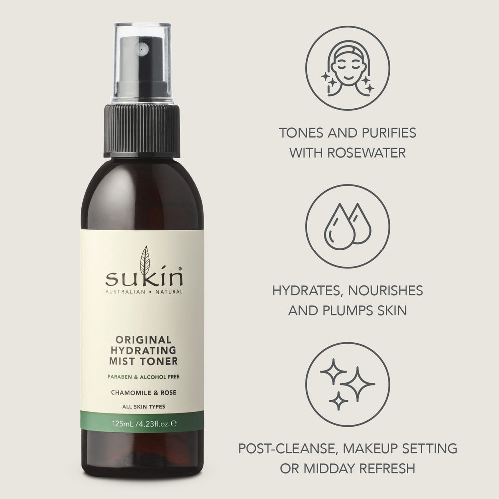 HYDRATING MIST TONER | SIGNATURE | 125 mL - Sukin Naturals