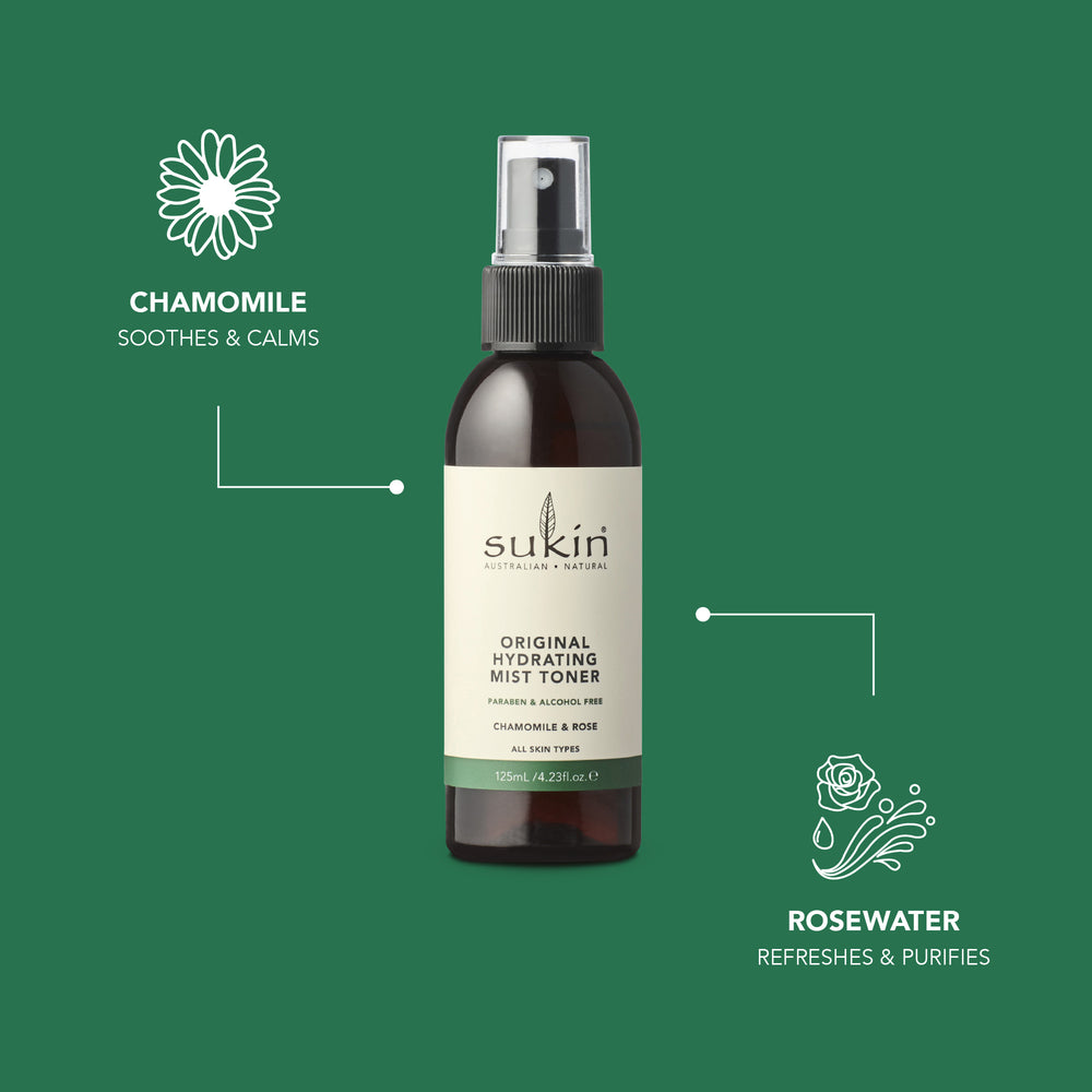 HYDRATING MIST TONER | SIGNATURE | 125 mL - Sukin Naturals
