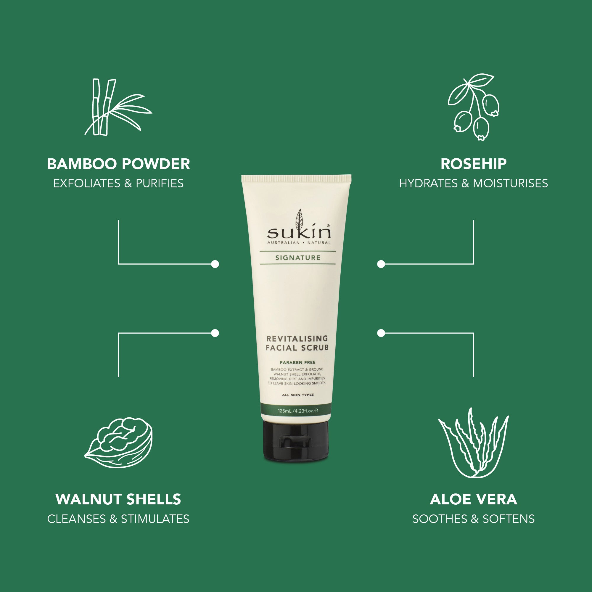 REVITALISING FACIAL SCRUB | SIGNATURE | 125 mL