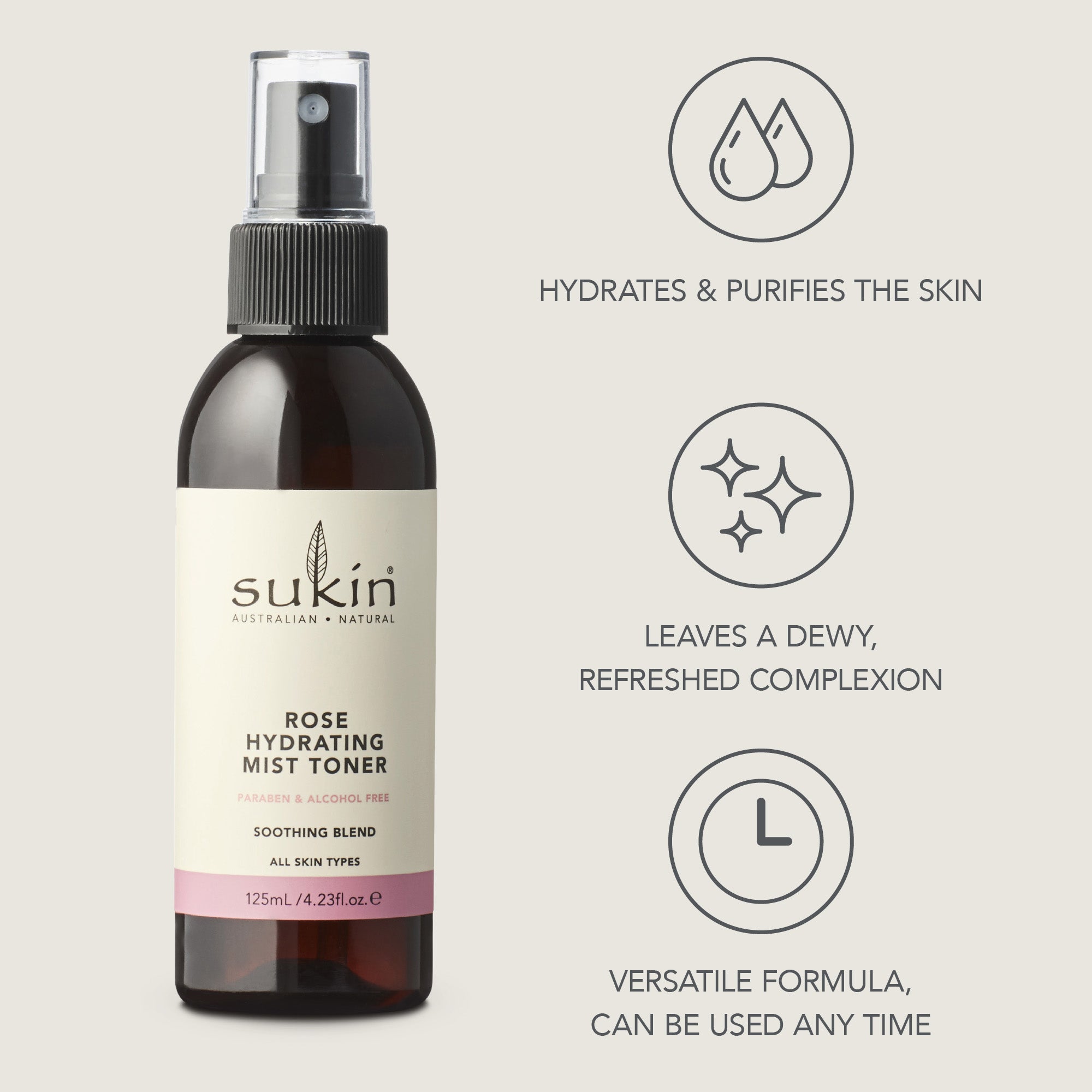 ROSE HYDRATING MIST TONER | SIGNATURE | 125 mL