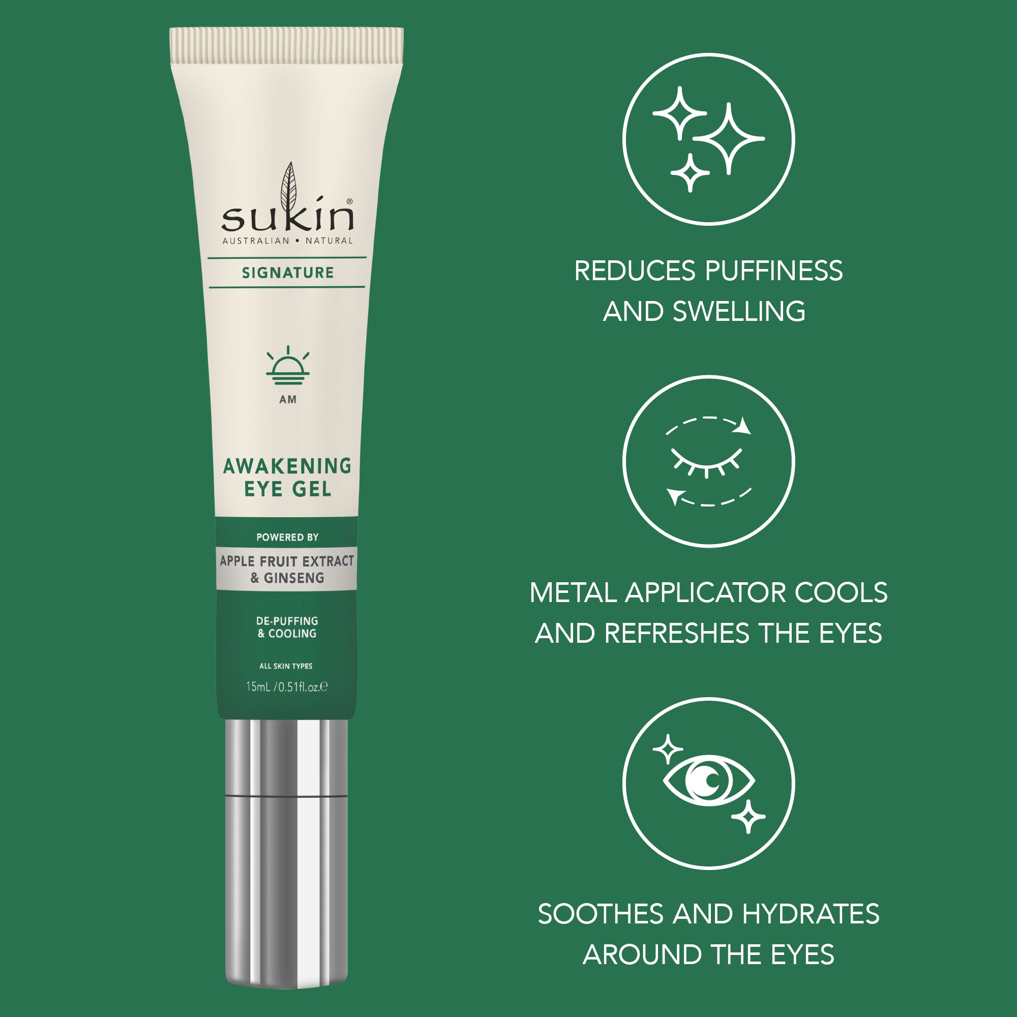 SUKIN SIGNATURE AWAKENING EYE GEL | 15ML
