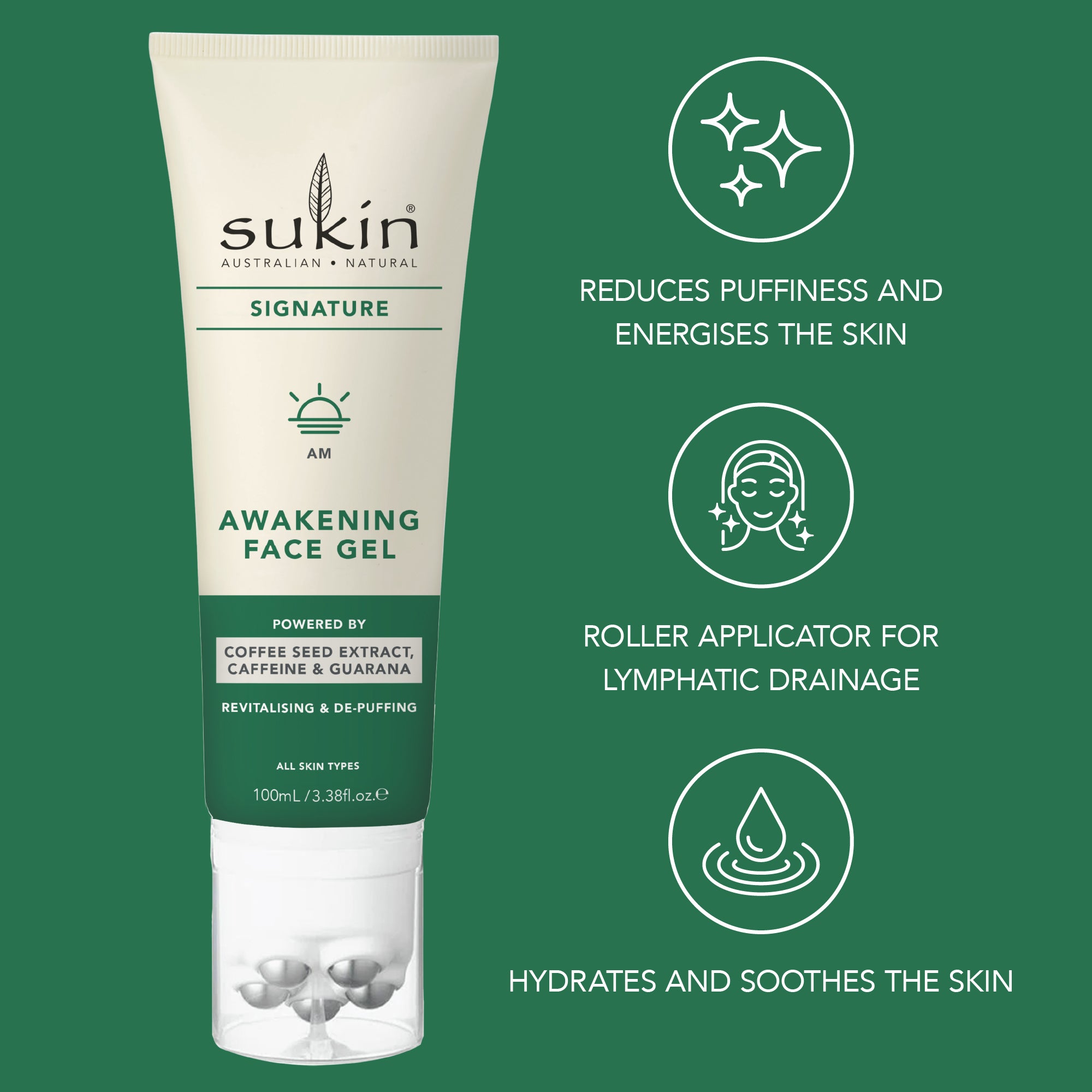 SUKIN SIGNATURE AWAKENING FACE GEL | 100ML