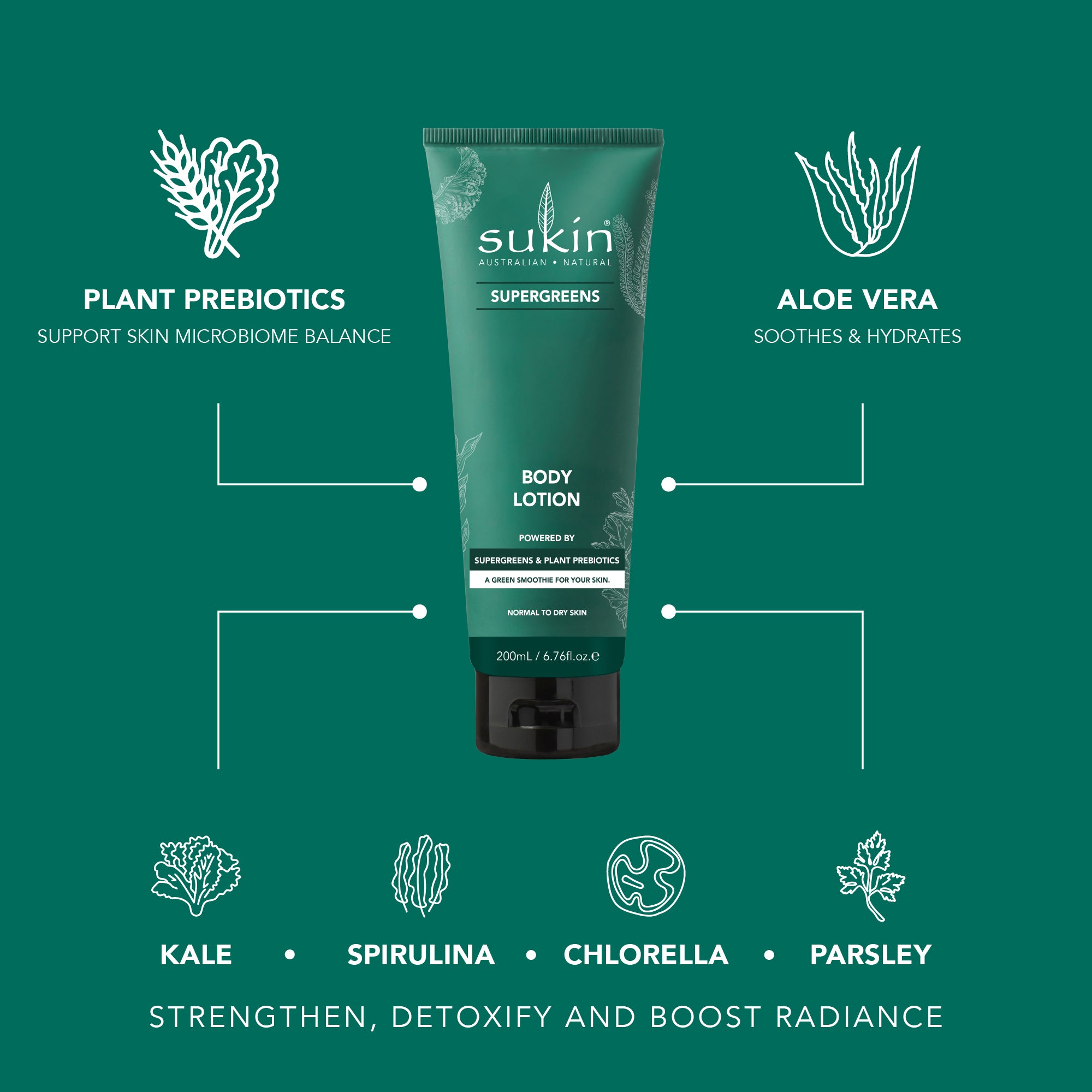 Super Greens Body Lotion 200mL