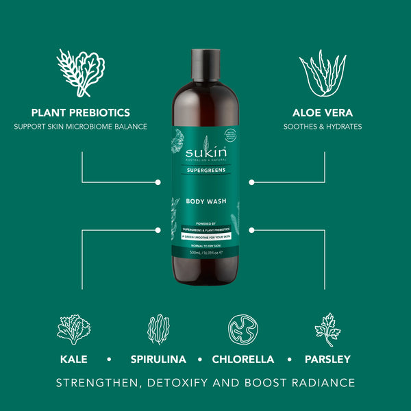Super Greens Body Wash 500mL