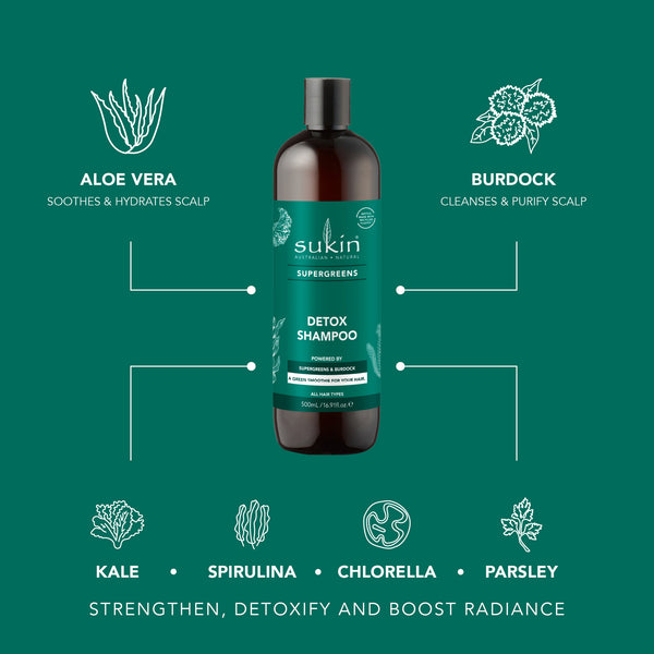 Super Greens Detox Shampoo 500mL