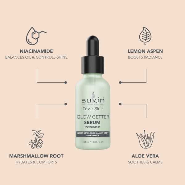 SUKIN TEEN SKIN GLOW GETTER SERUM 30ML