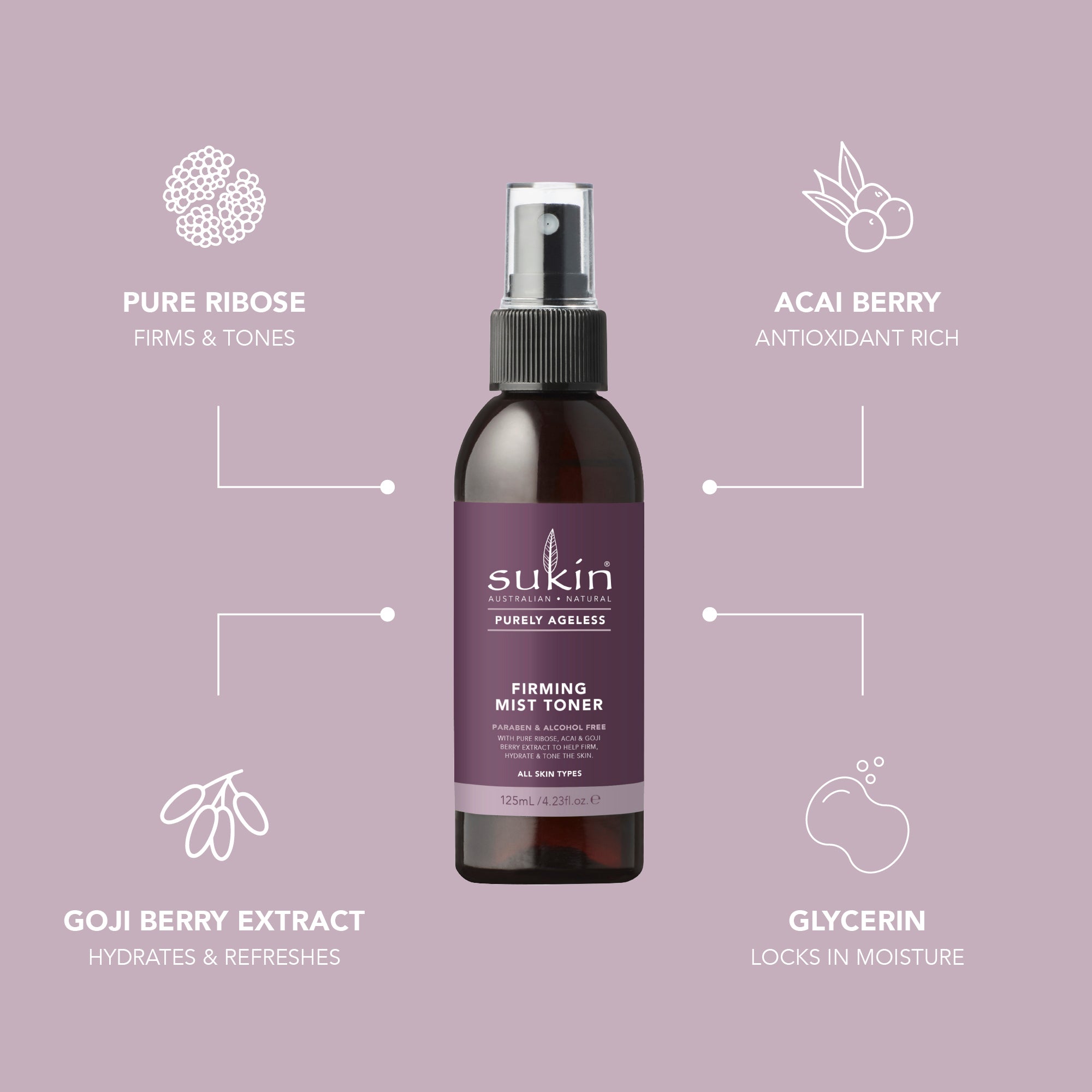 FIRMING MIST TONER | PURELY AGELESS | 125 mL