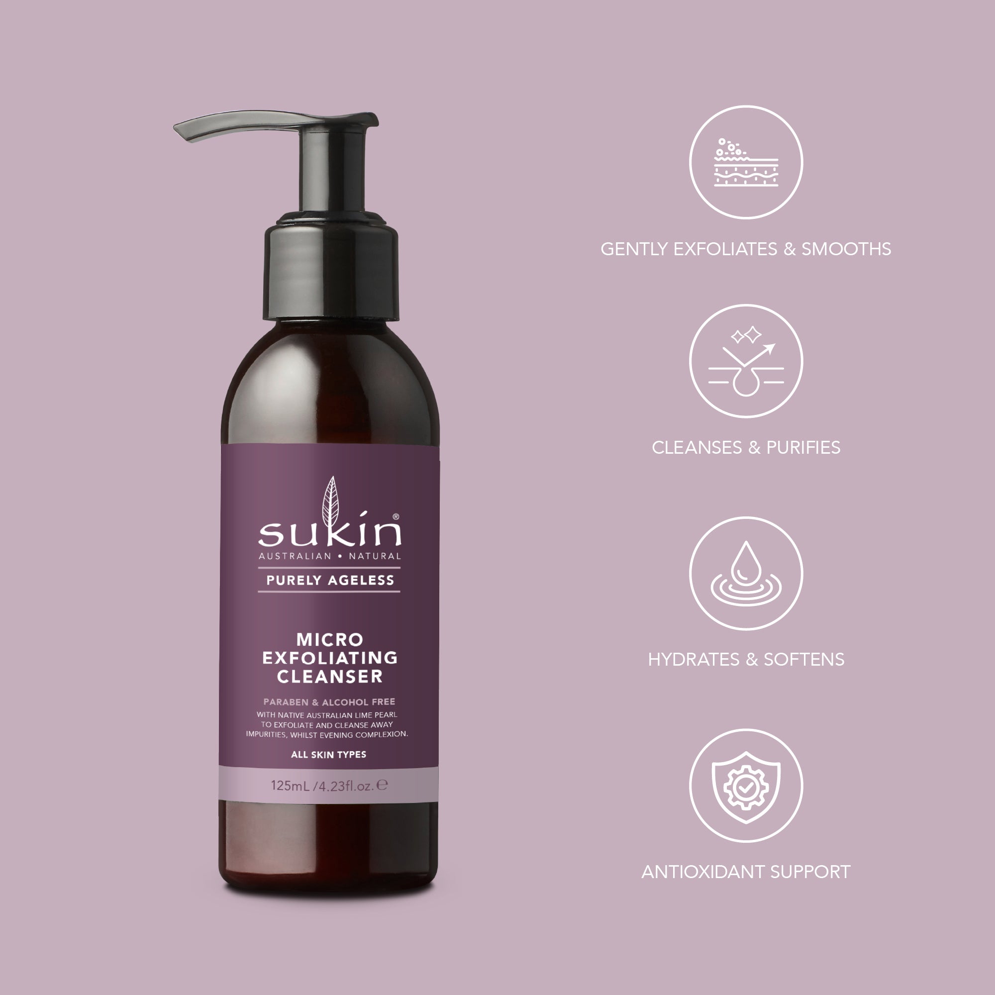 MICRO EXFOLIATING CLEANSER | PURELY AGELESS | 125 ML