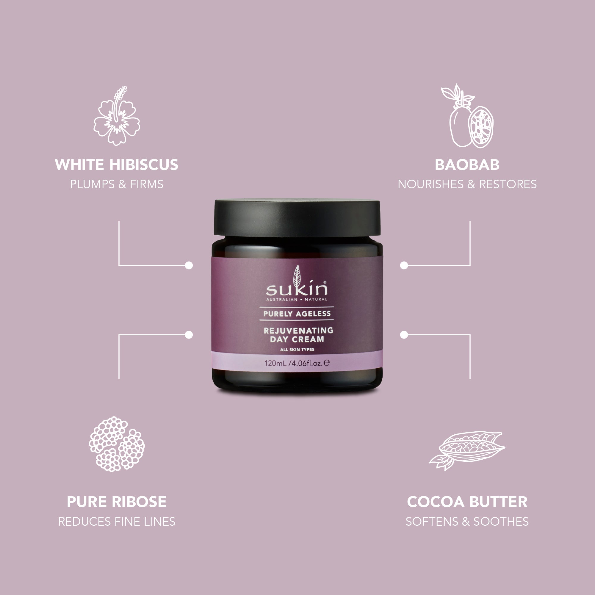 REJUVENATING DAY CREAM | PURELY AGELESS | 120 mL