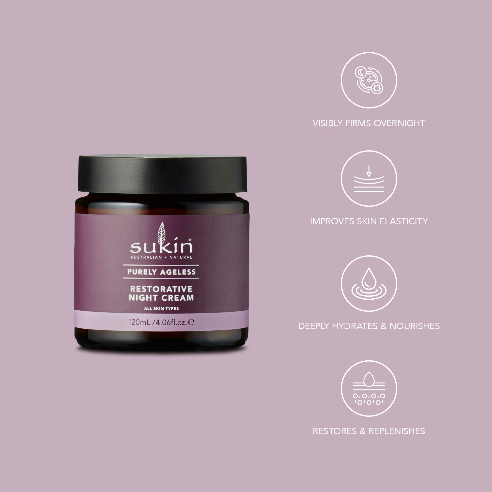 RESTORATIVE NIGHT CREAM | PURELY AGELESS | 120 mL