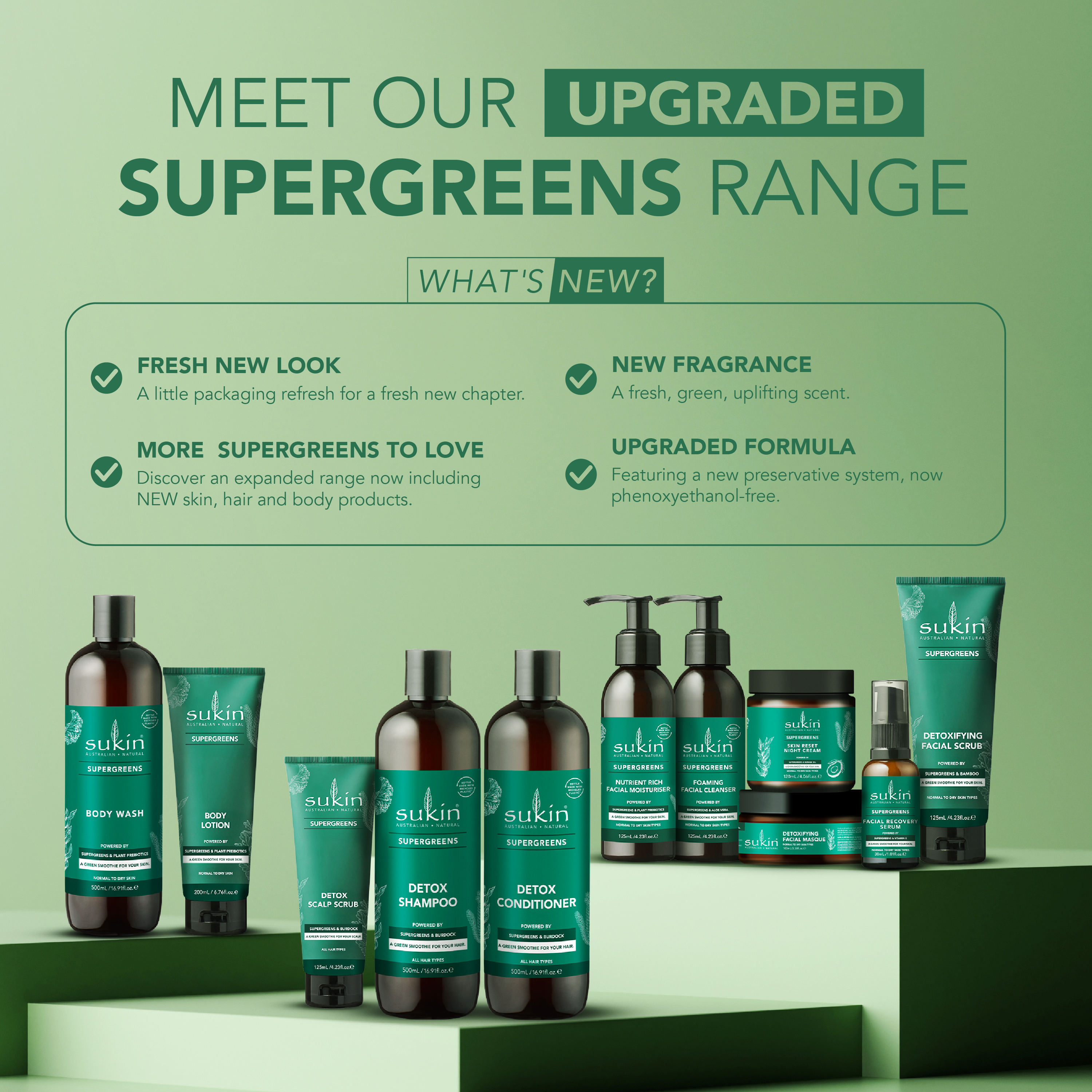 Super Greens Facial Recovery Serum 30mL