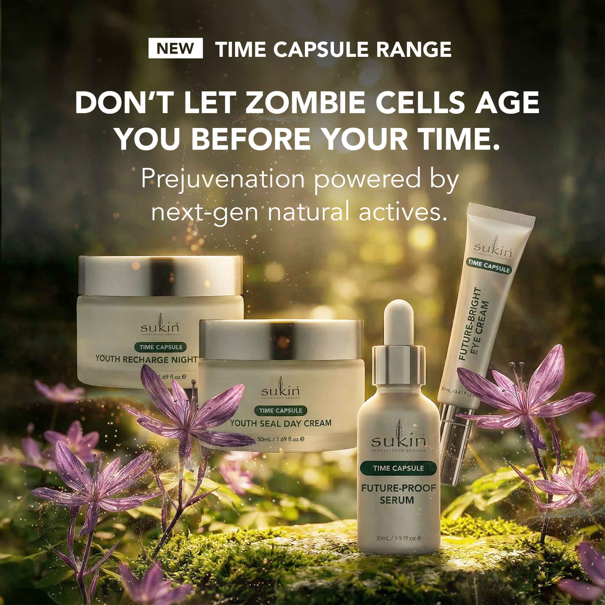 SUKIN TIME CAPSULE YOUTH RECHARGE NIGHT CREAM 50ML