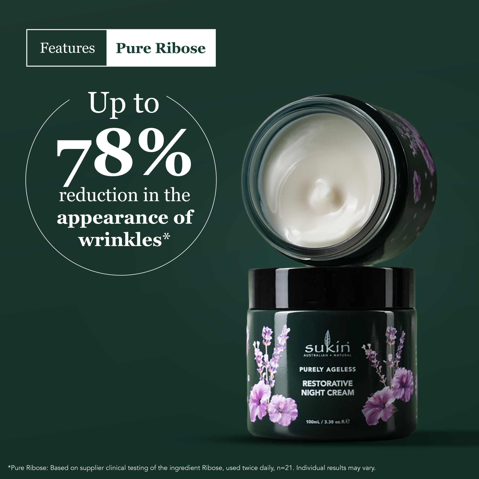 PURELY AGELESS RESTORATIVE NIGHT CREAM 100ML | LIMITED EDITION