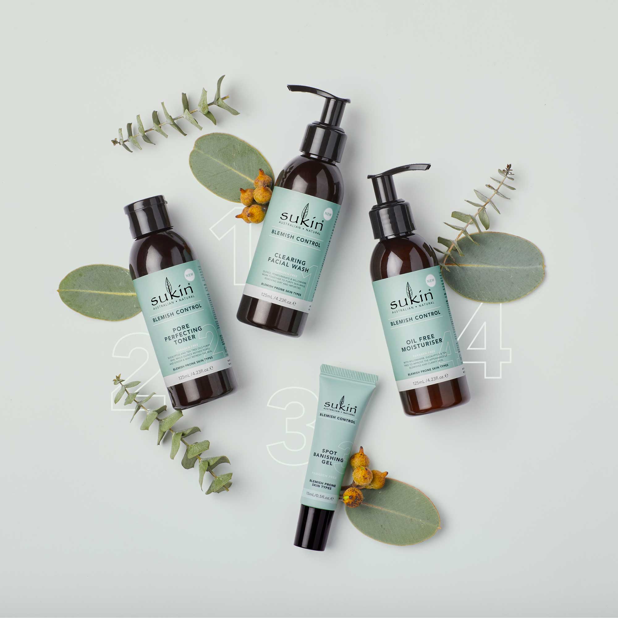 Sukin Natural Oil Free Moisturiser | Blemish Control 125ml