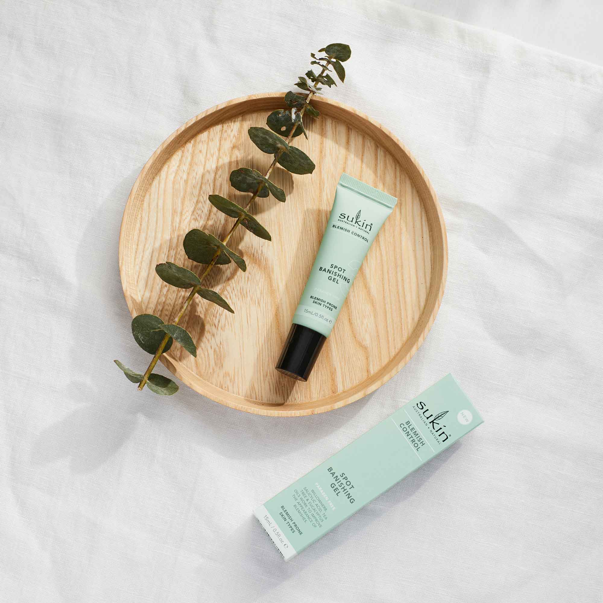 Sukin Natural Spot Banishing Gel | Blemish Control 15ml