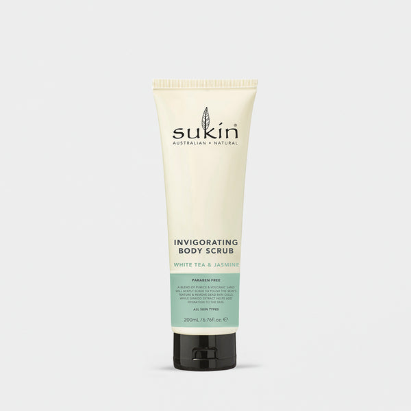 INVIGORATING BODY SCRUB  | WHITE TEA & JASMINE | 200 mL