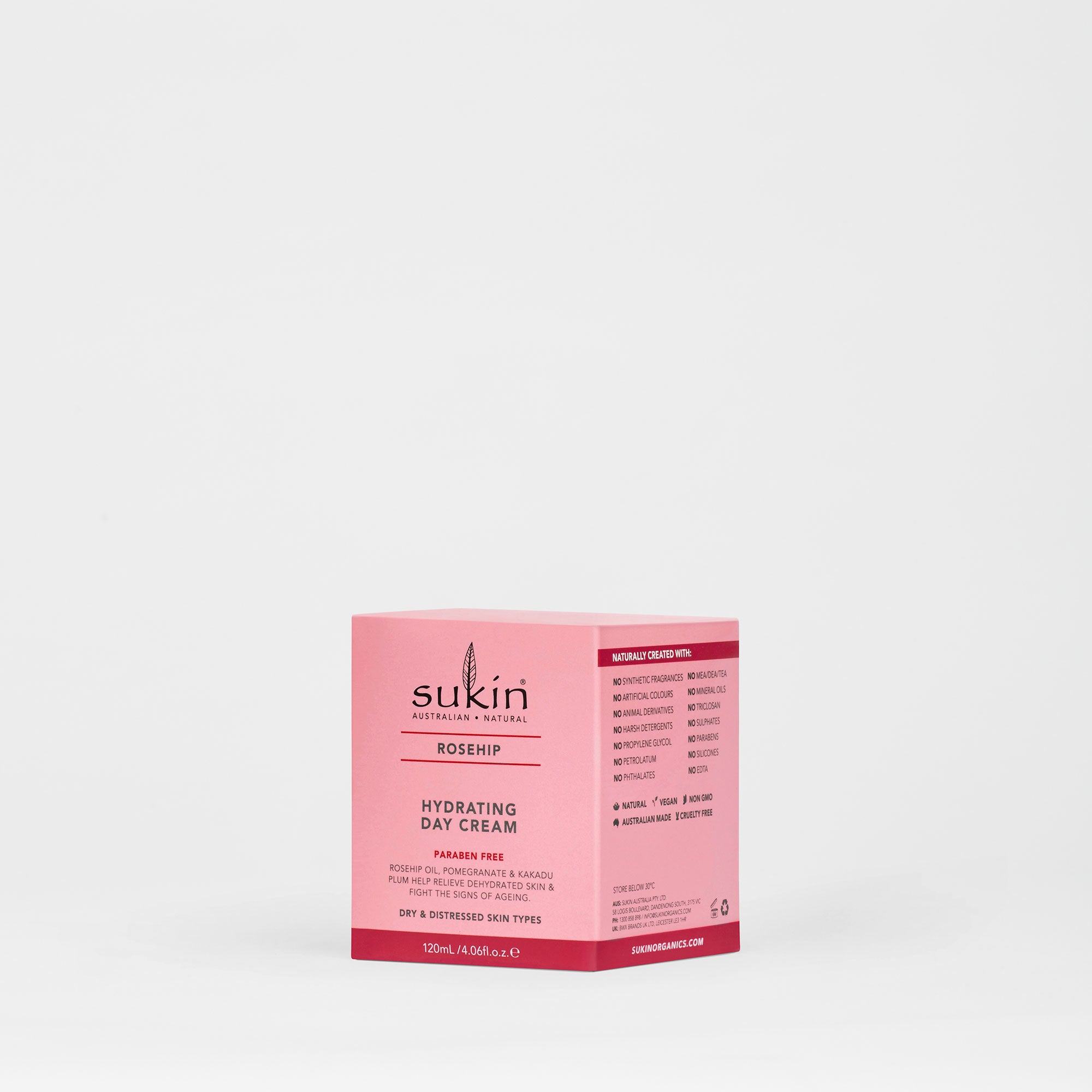 Sukin Natural Hydrating Day Cream | Rosehip 120ml