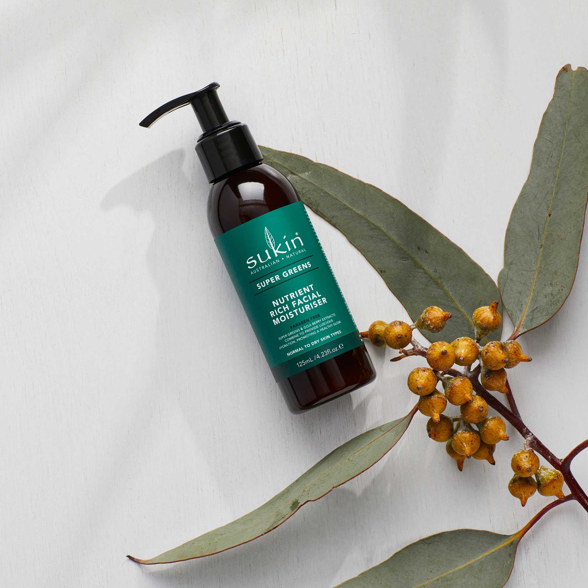 NUTRIENT RICH FACIAL MOISTURISER | SUPER GREENS | 125 mL